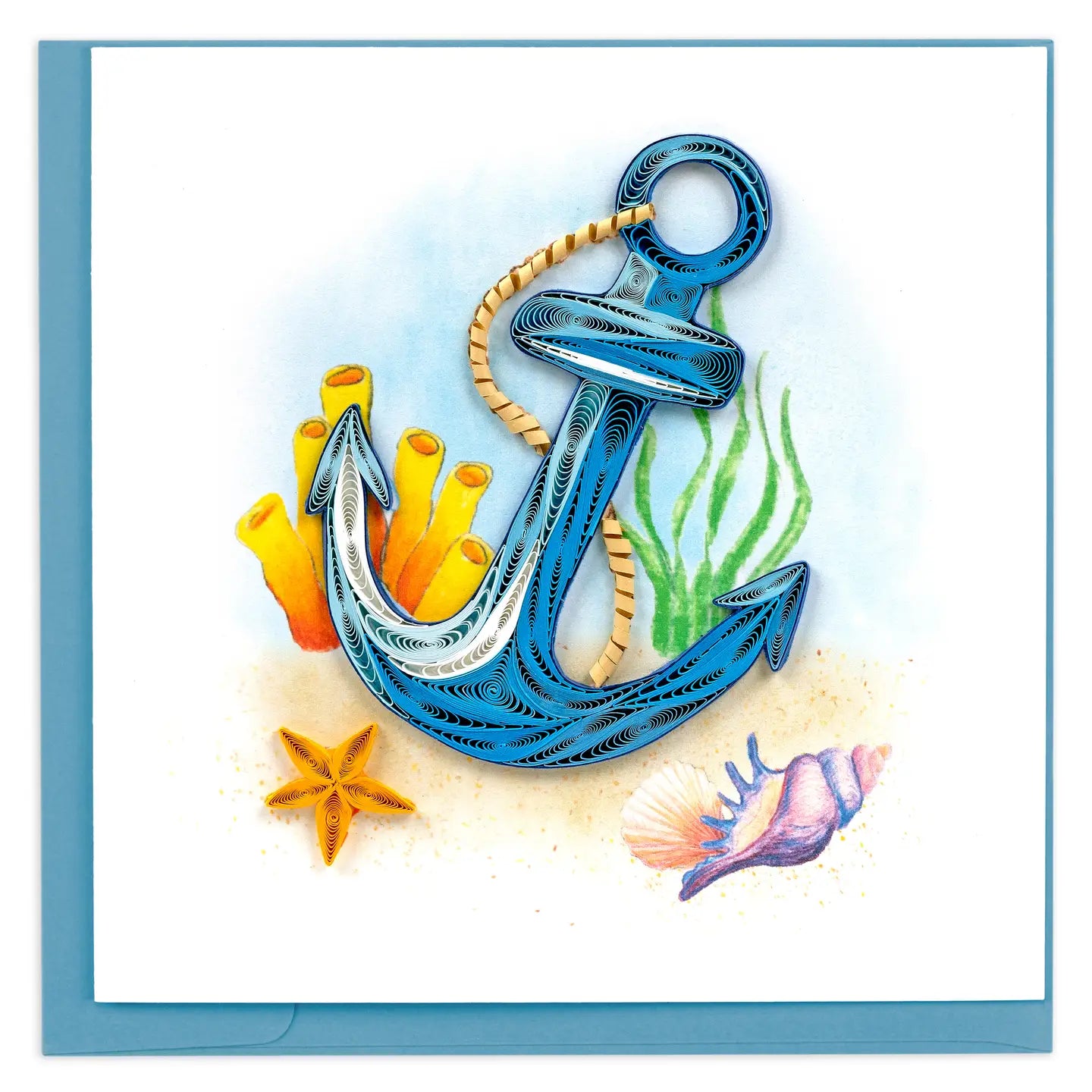 Quilled Anchor Card