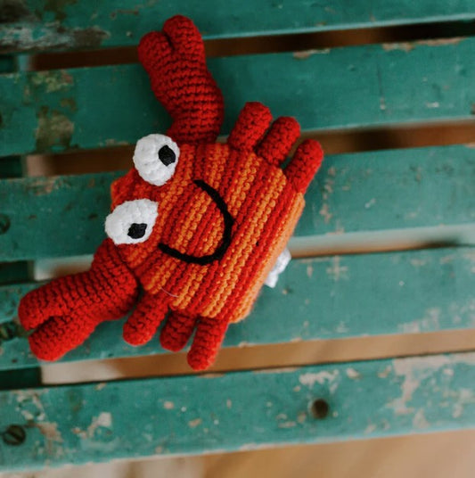 Crochet Red Crab Rattle