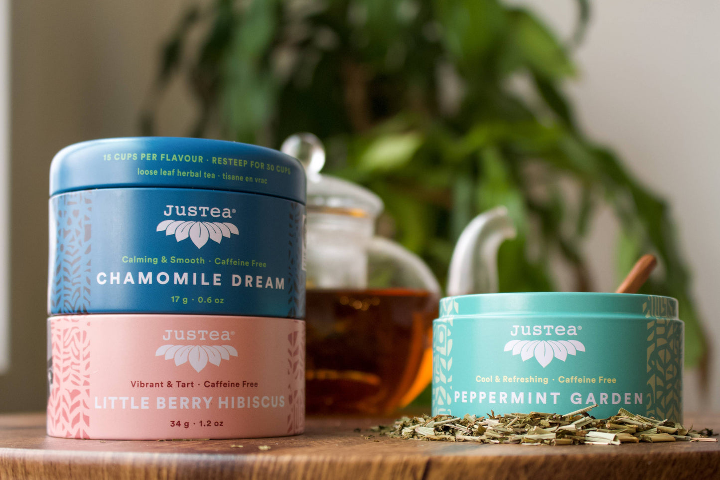 Herbal Tea Trio Tin & Spoon