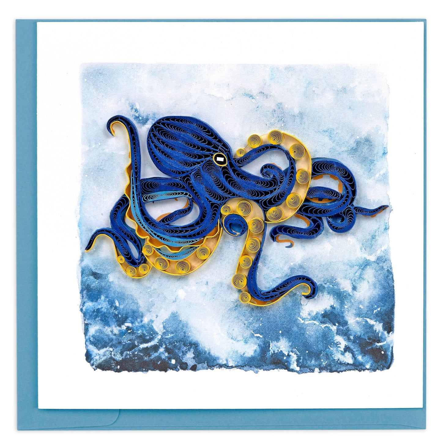 Quilled Deep Sea Octopus Card