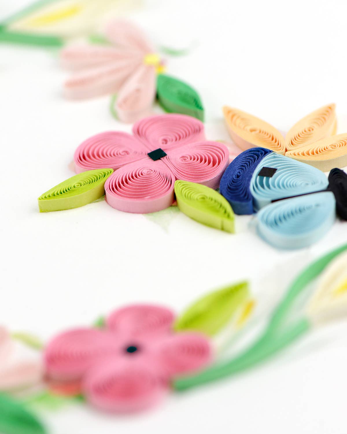 Quilled Floral Heart Card