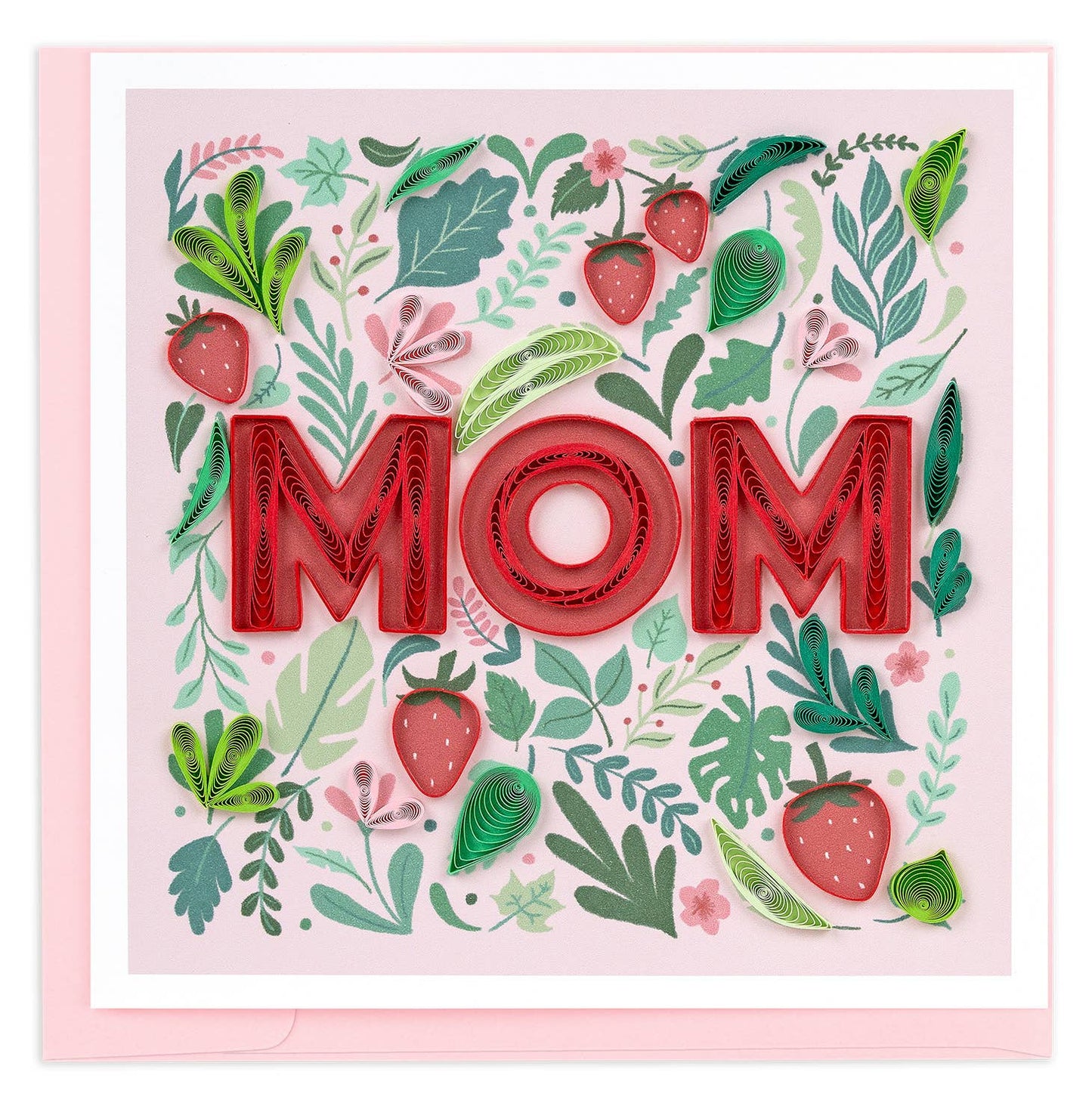 Quilled Strawberry Mother's Day Card