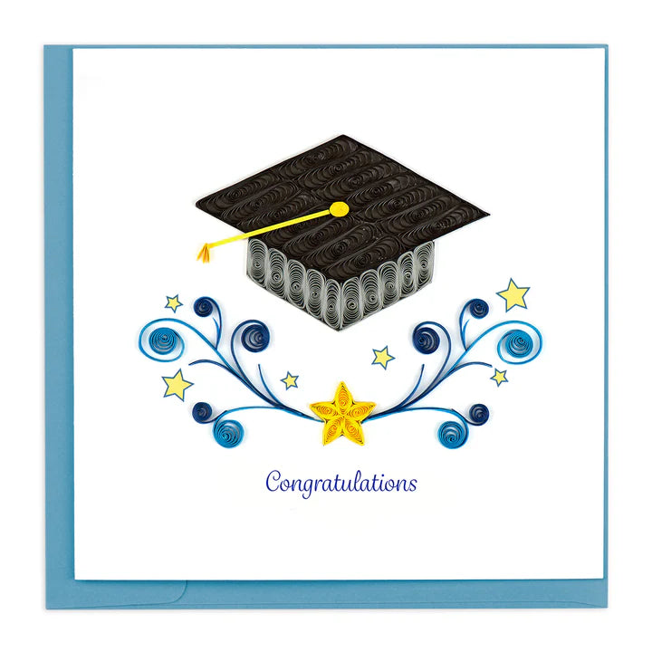 Quilled Graduation Congrats Card