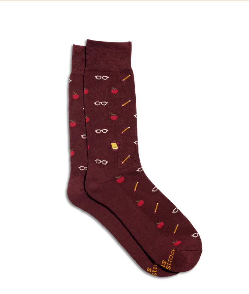 Socks that Give Books