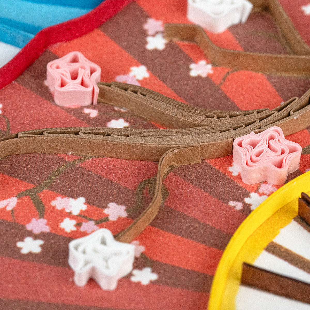 Quilled Decorative Fans Card