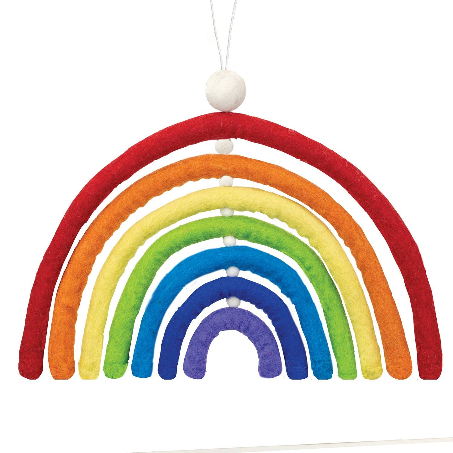 Felt Rainbow Hanging Mobile