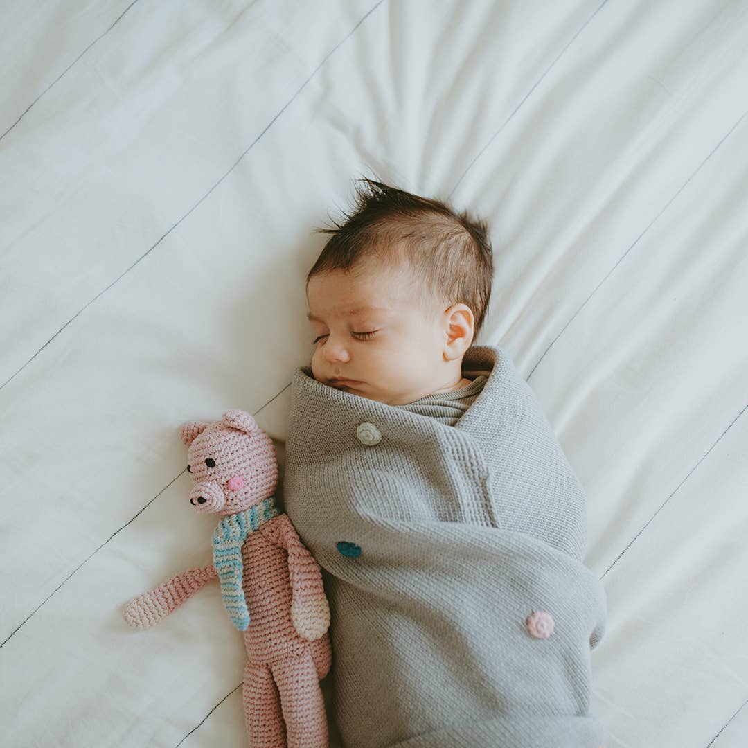 Crochet Pig Rattle