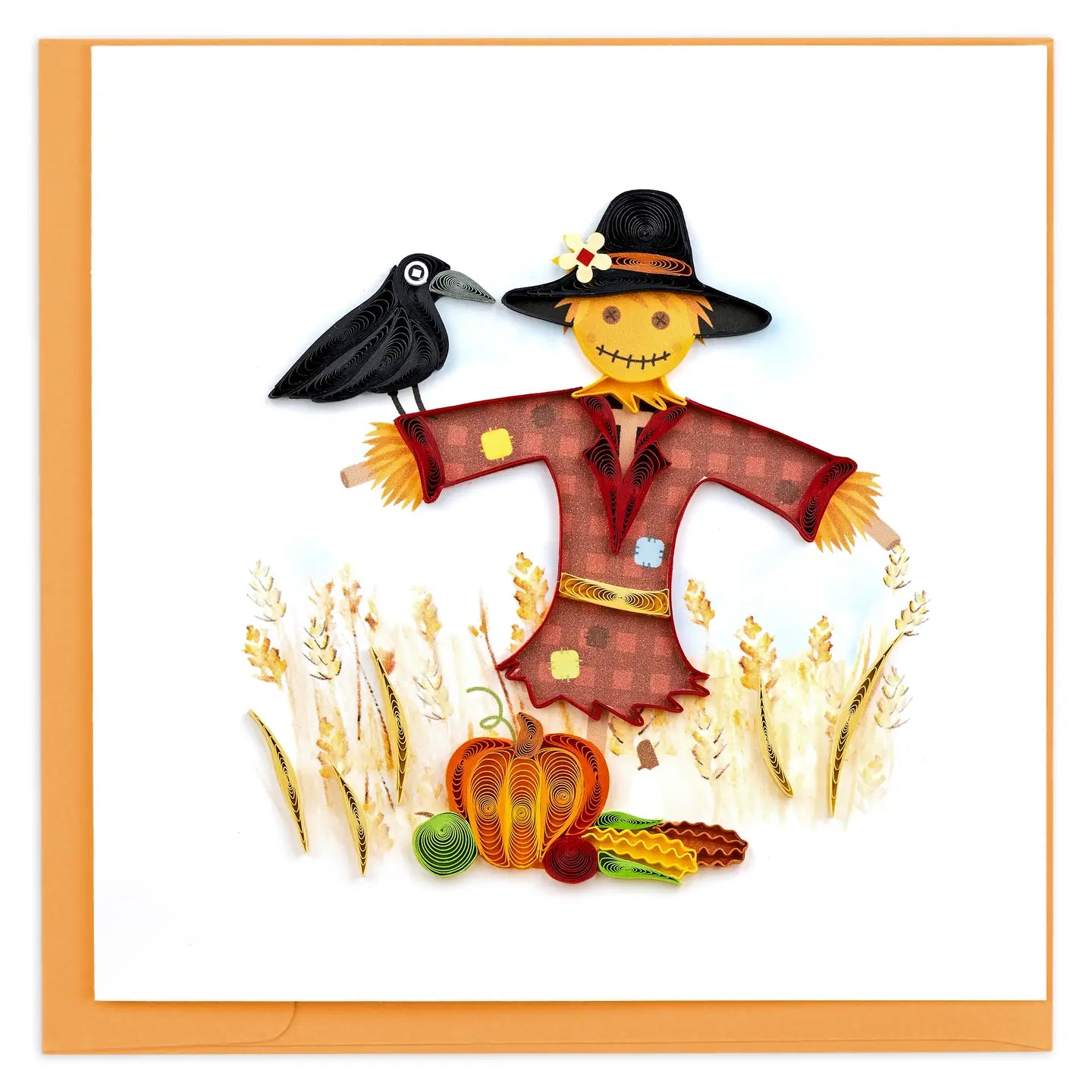 Quilled Scarecrow Card