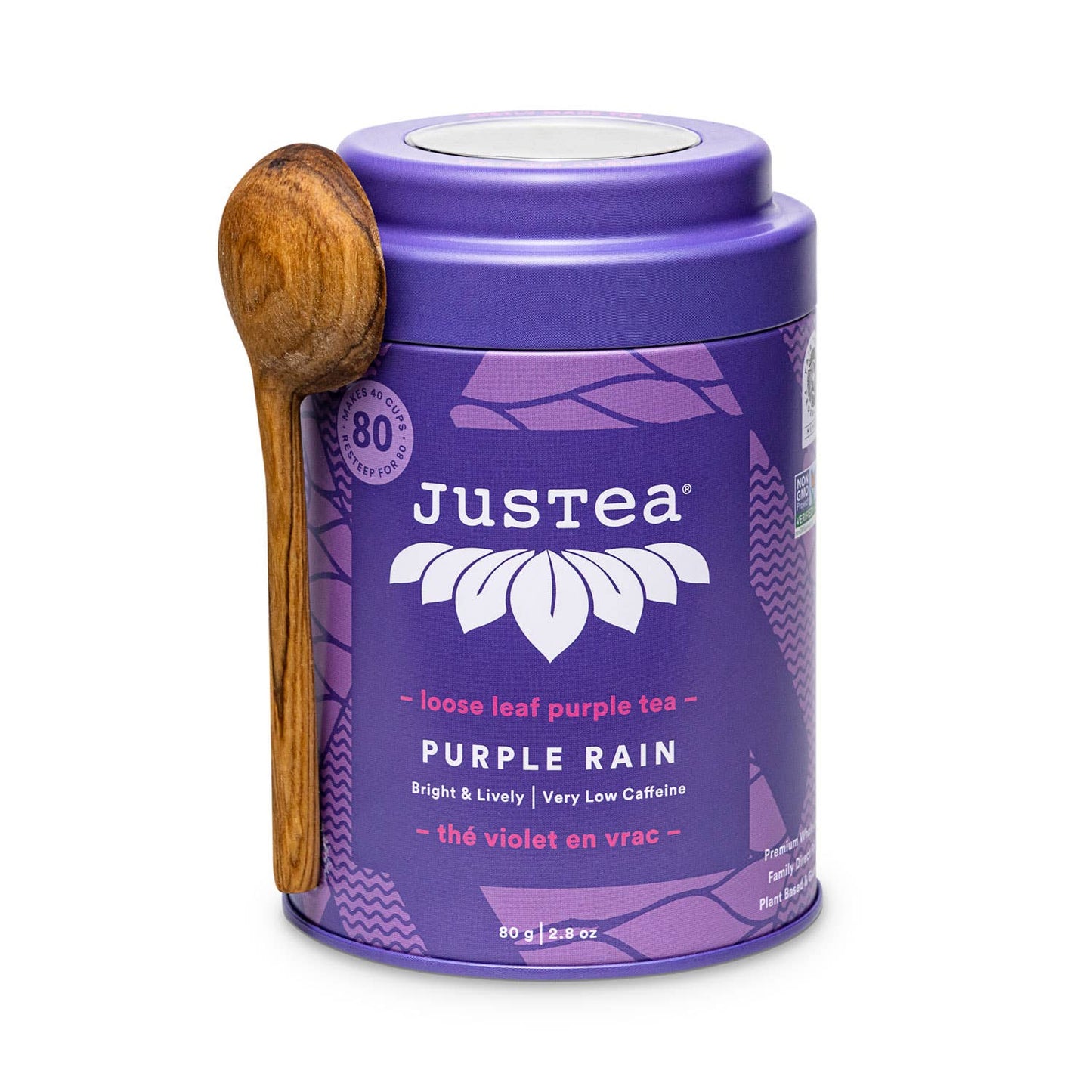 Purple Rain Tea Tin & Spoon