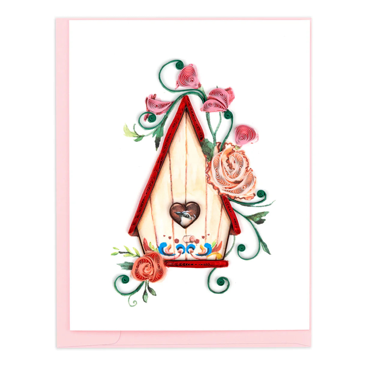 Quilled Birdhouses Notecard Set
