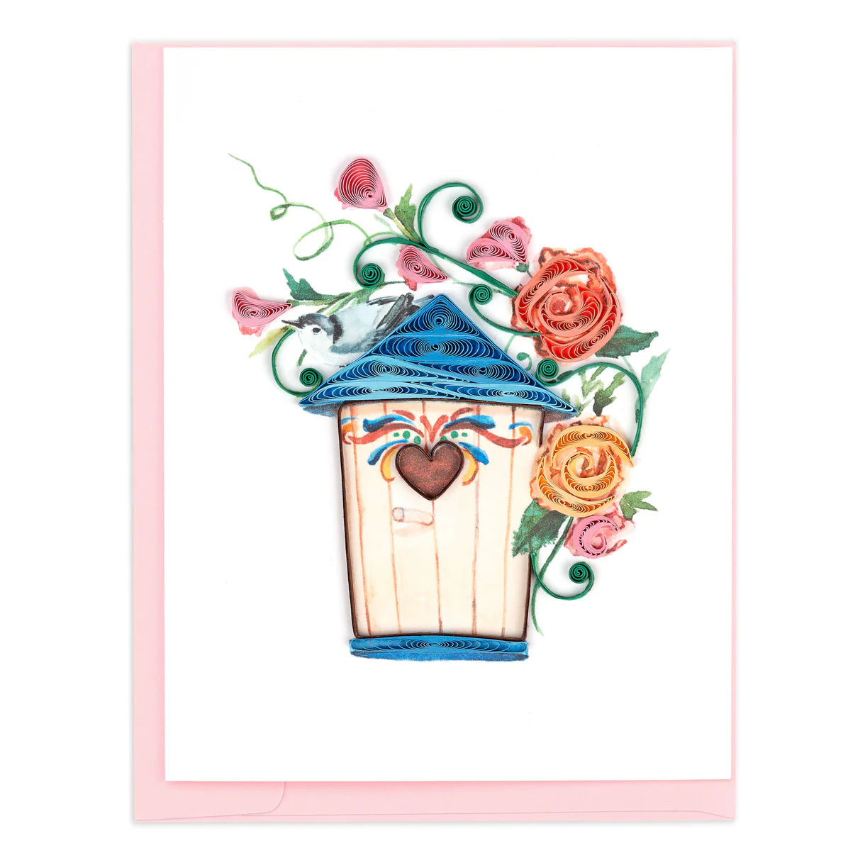 Quilled Birdhouses Notecard Set