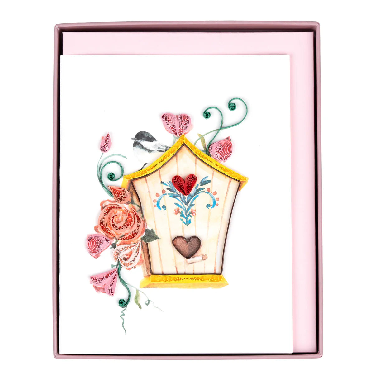 Quilled Birdhouses Notecard Set