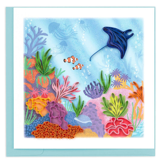 Quilled Coral Reef Card