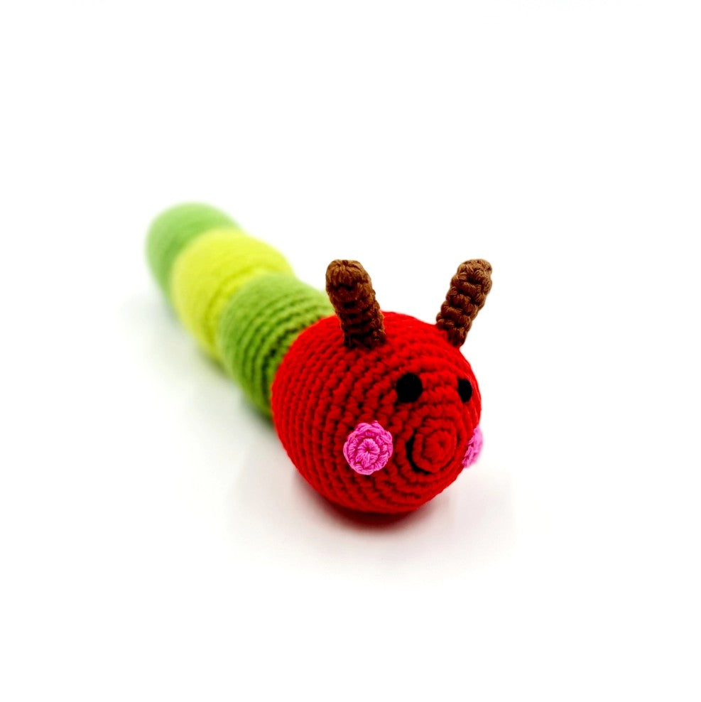 Crochet Caterpillar Rattle