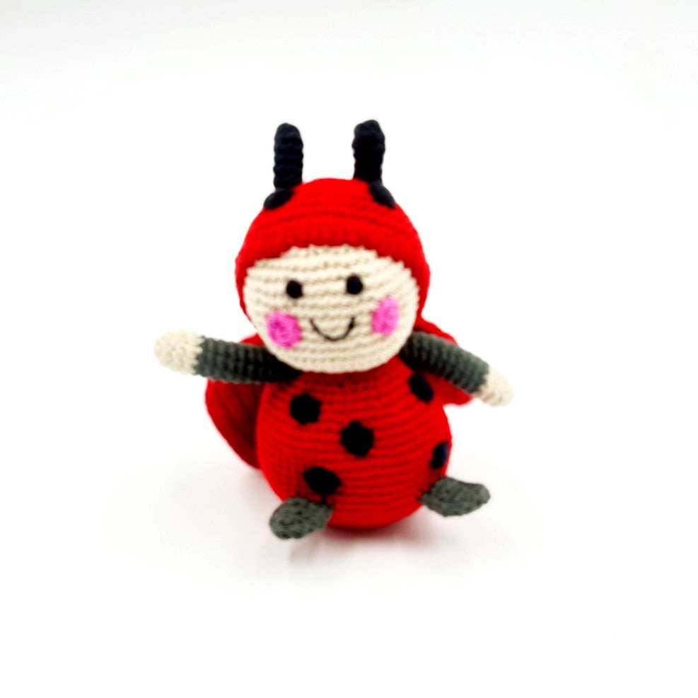 Crochet Lady Bug Rattle
