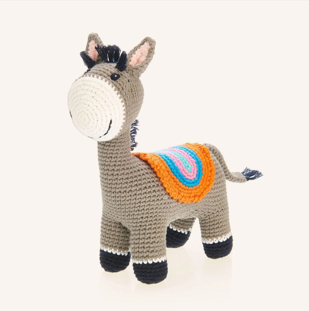 Crochet Donkey Rattle