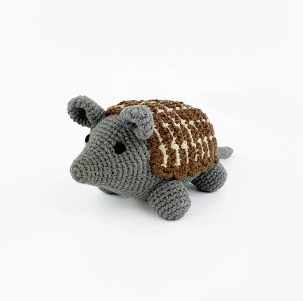 Crochet Armadillo Stuffed Animal
