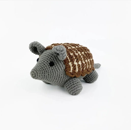 Crochet Armadillo Stuffed Animal