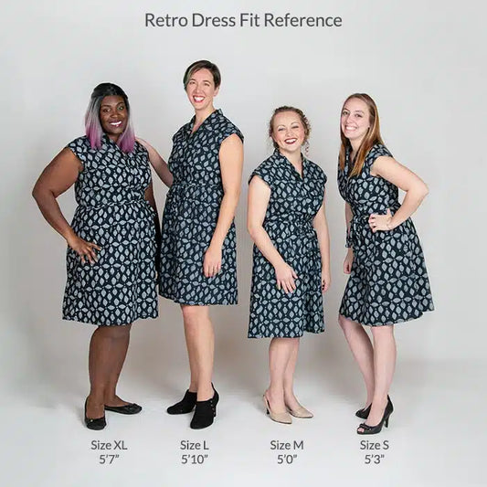 Blossom Sea Glass Retro Dress