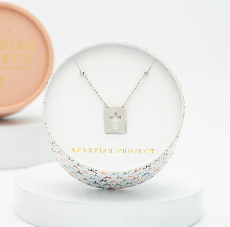 Sanctuary Sterling Silver Cross Necklace