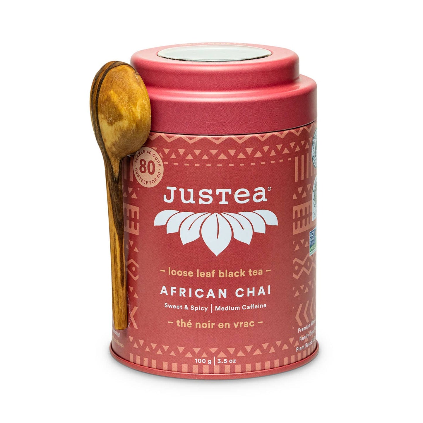 African Chai Tea Tin & Spoon