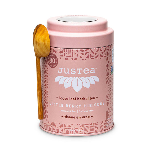 Little Berry Hibiscus Tea Tin & Spoon