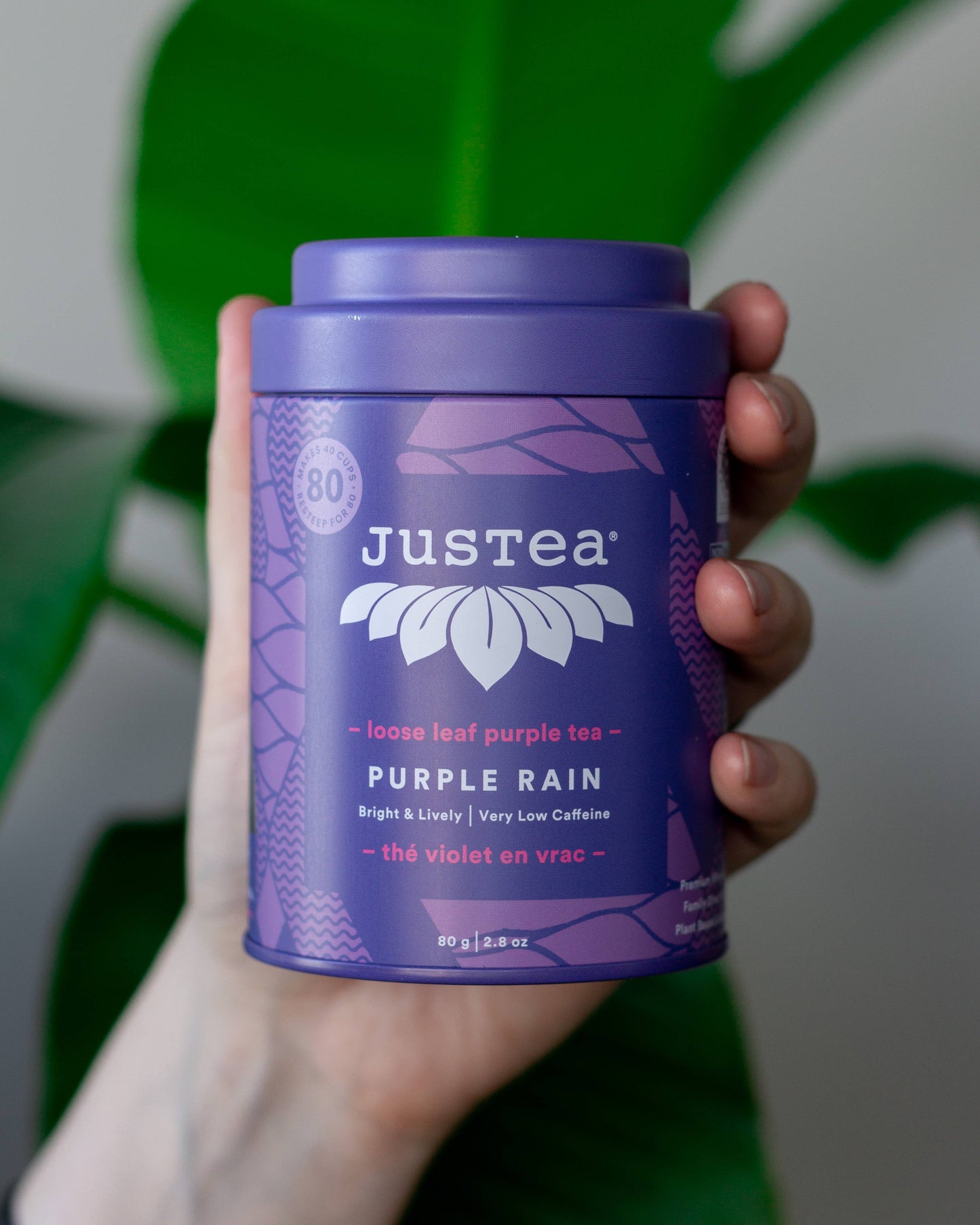 Purple Rain Tea Tin & Spoon