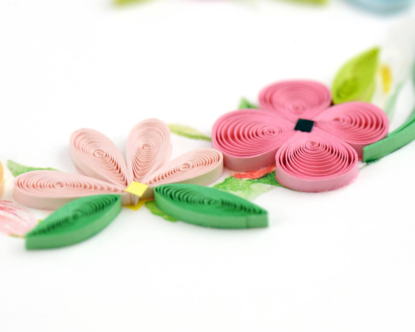 Quilled Floral Heart Card