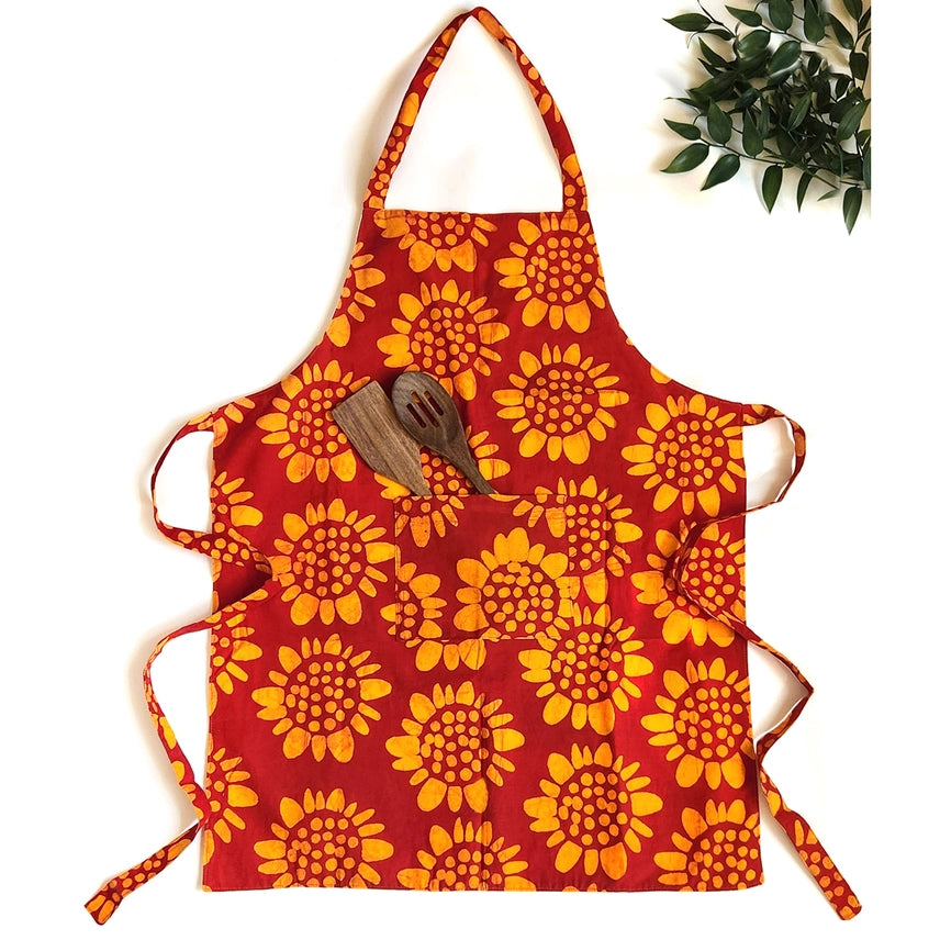 Reversible Batik Apron