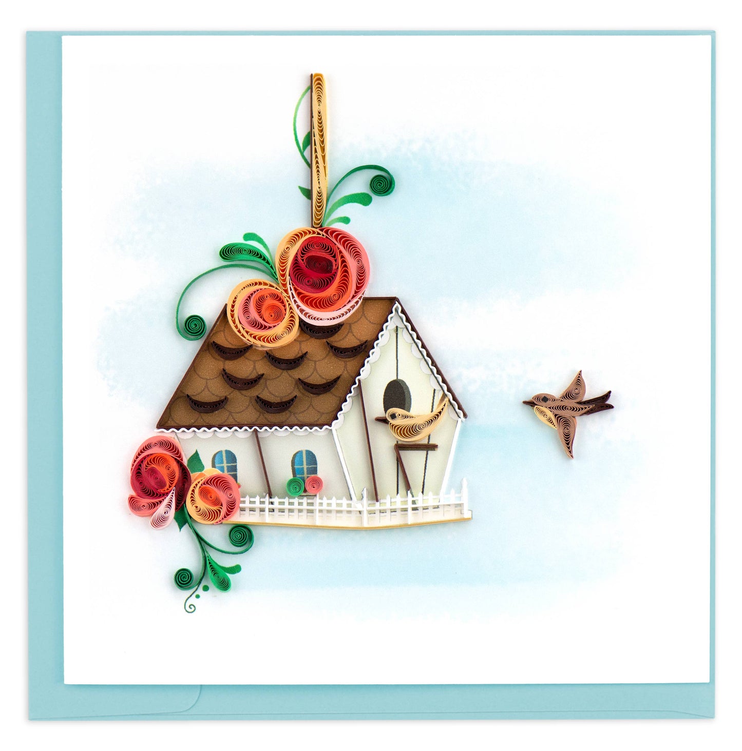 Quilled Everyday Birdhouse Card