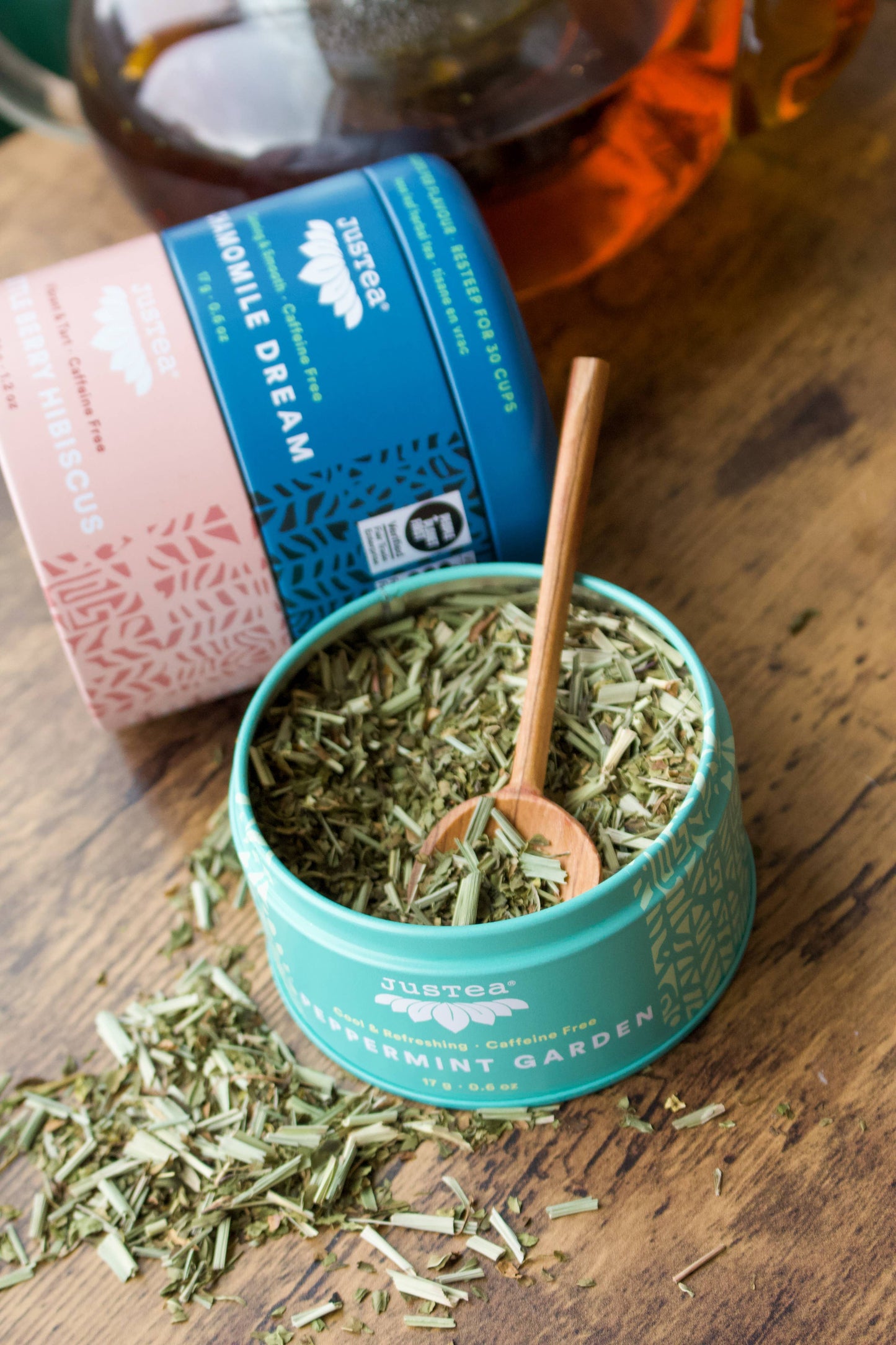 Herbal Tea Trio Tin & Spoon