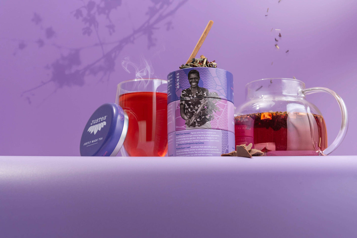 Purple Tea Trio Tin & Spoon