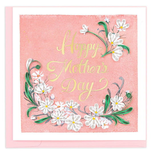 Quilled Daisies Mother’s Day Card