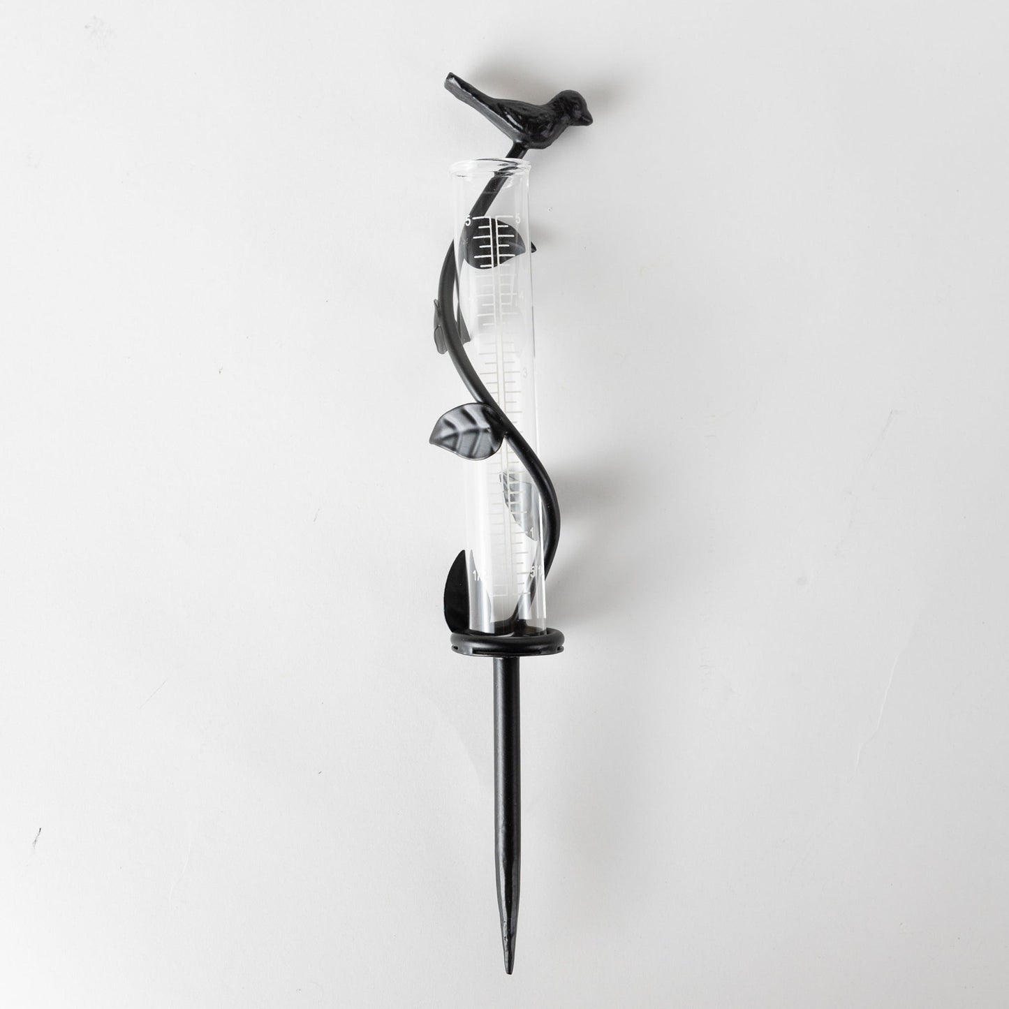  Indira Cast Iron Rain Gauge on white background