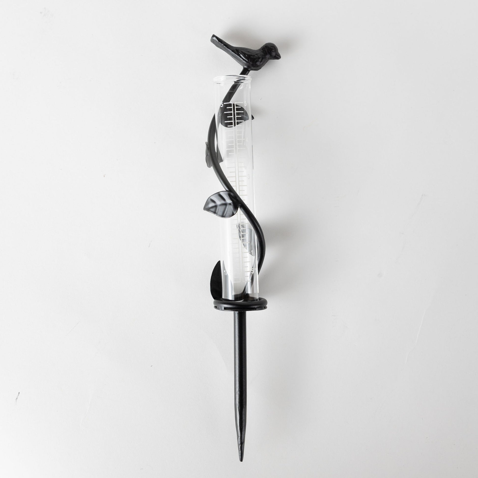  Indira Cast Iron Rain Gauge on white background