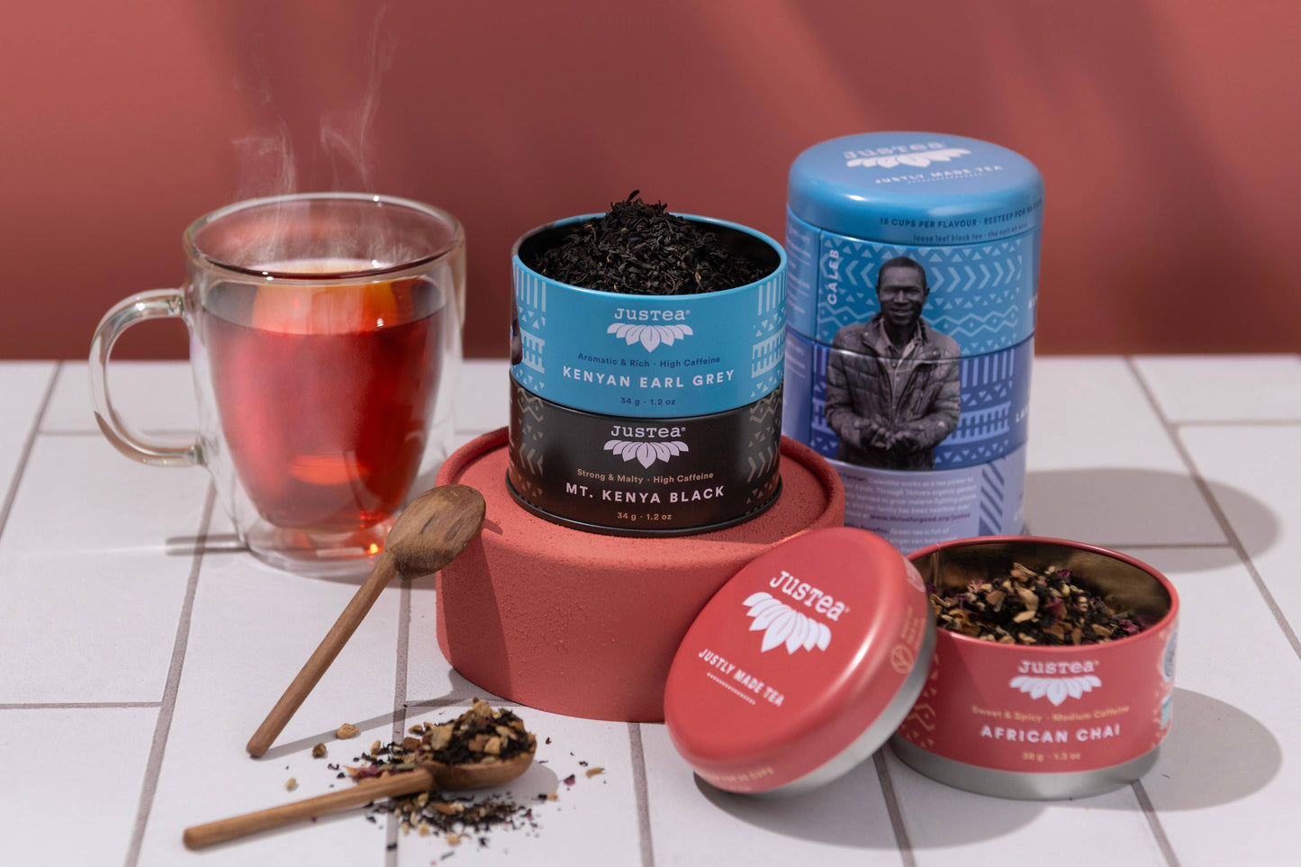 Black Tea Trio Tin & Spoon