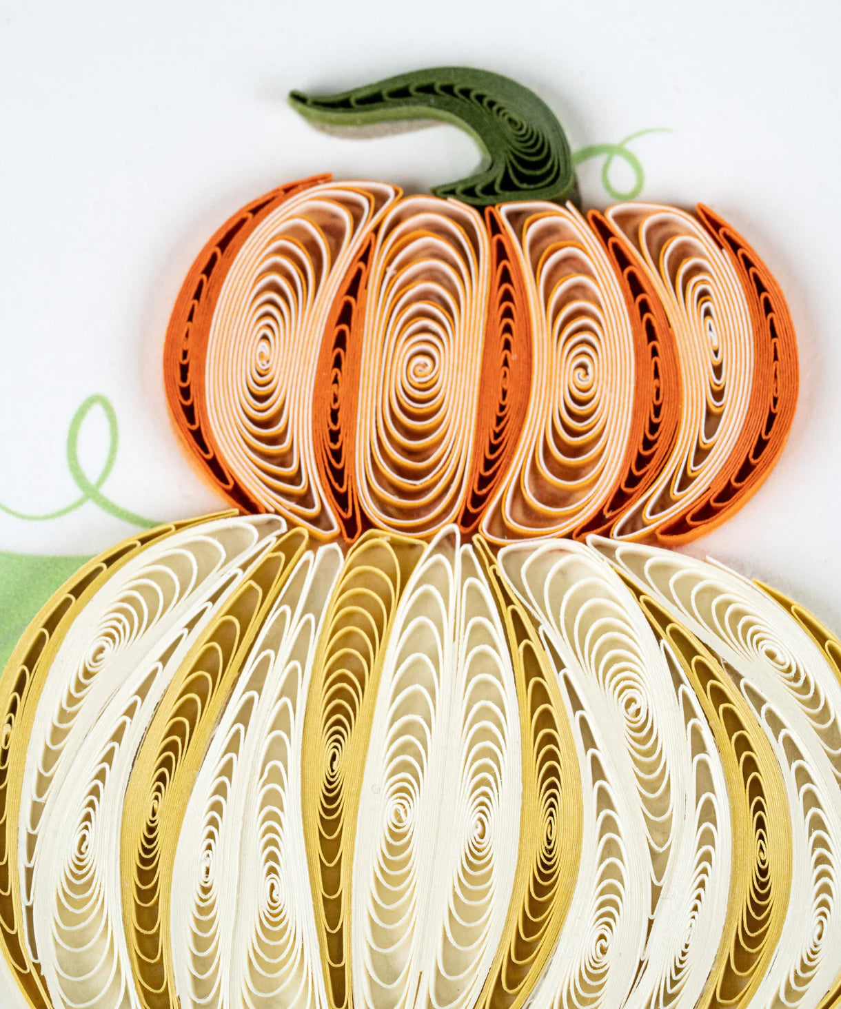 Quilled Stacked Pumpkins Card