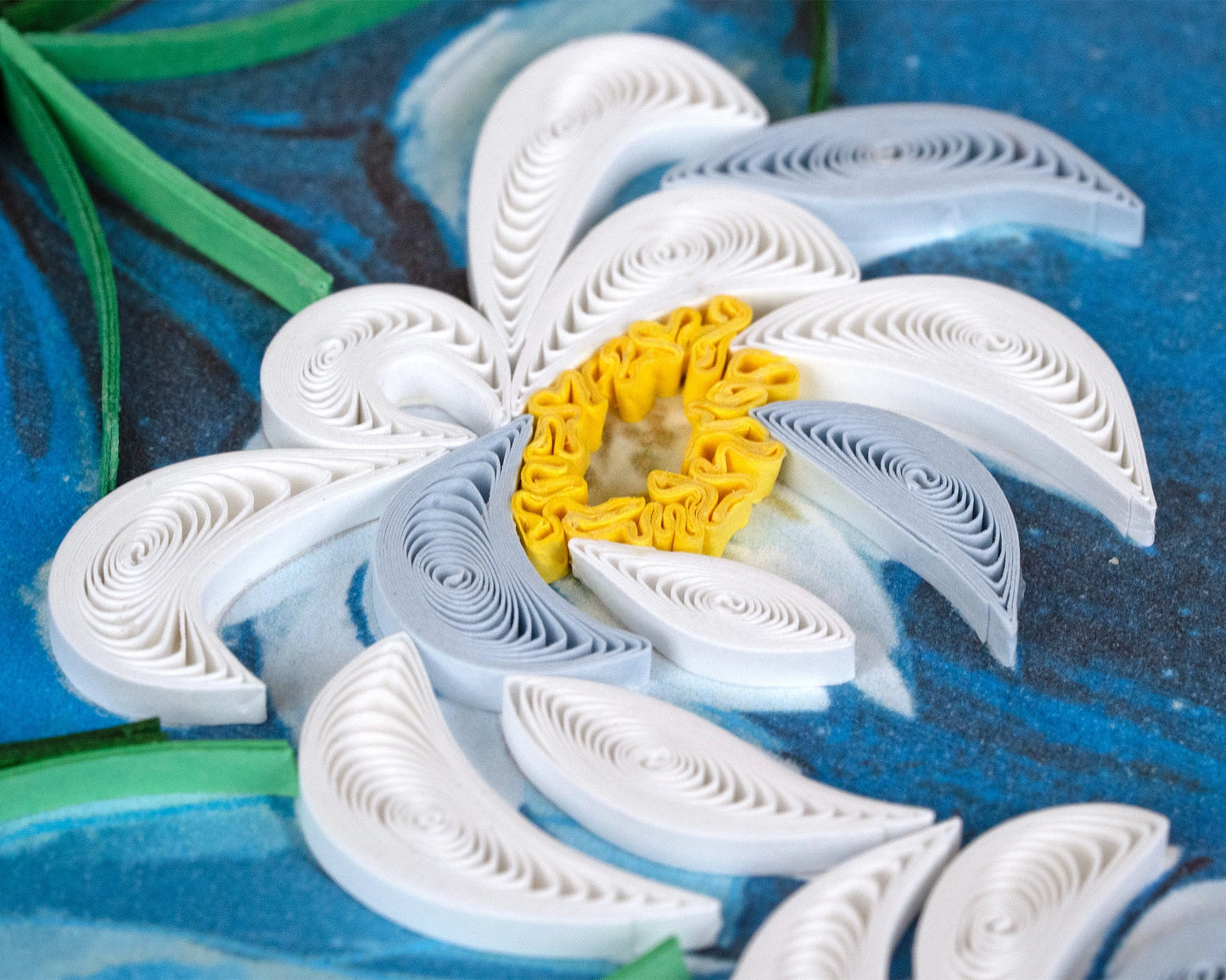 Quilled Lotus Pond Card