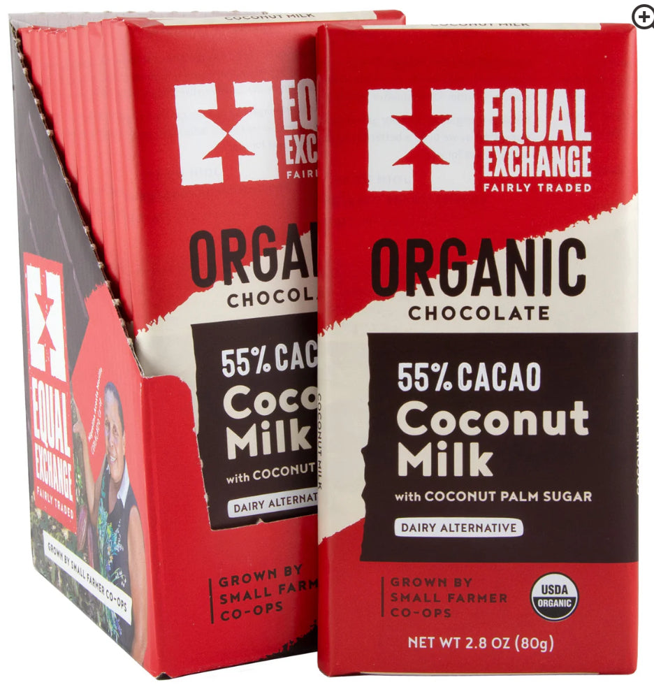 Coconut Milk Chocolate (55%)