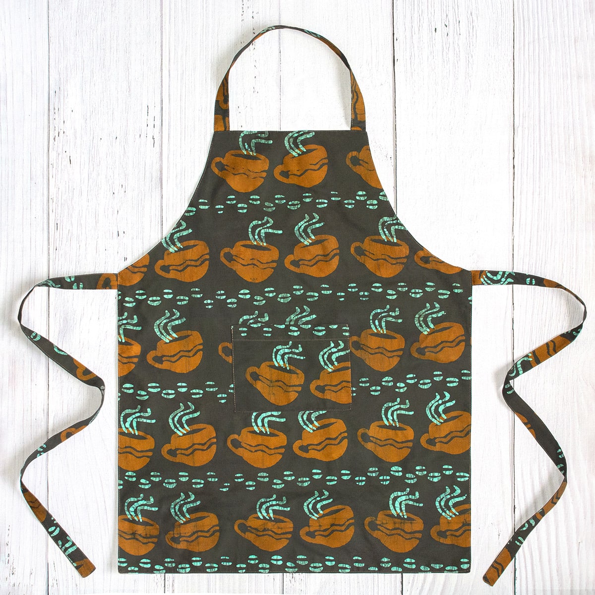 Reversible Batik Apron