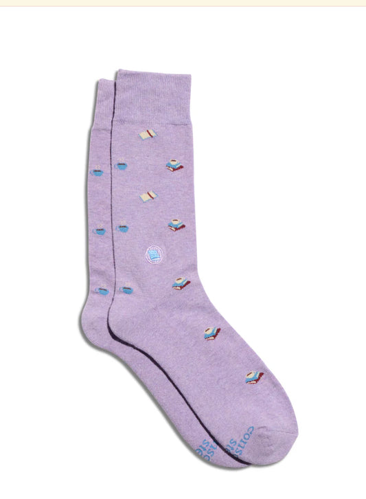 Socks that Give Books