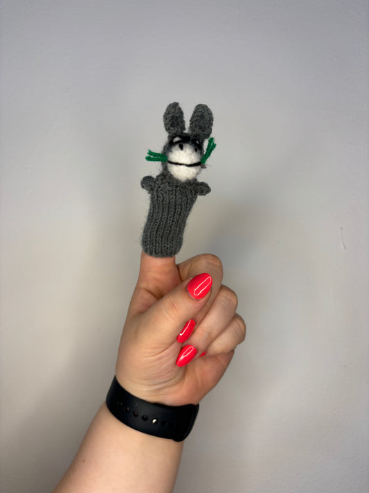 Donkey Finger Puppet