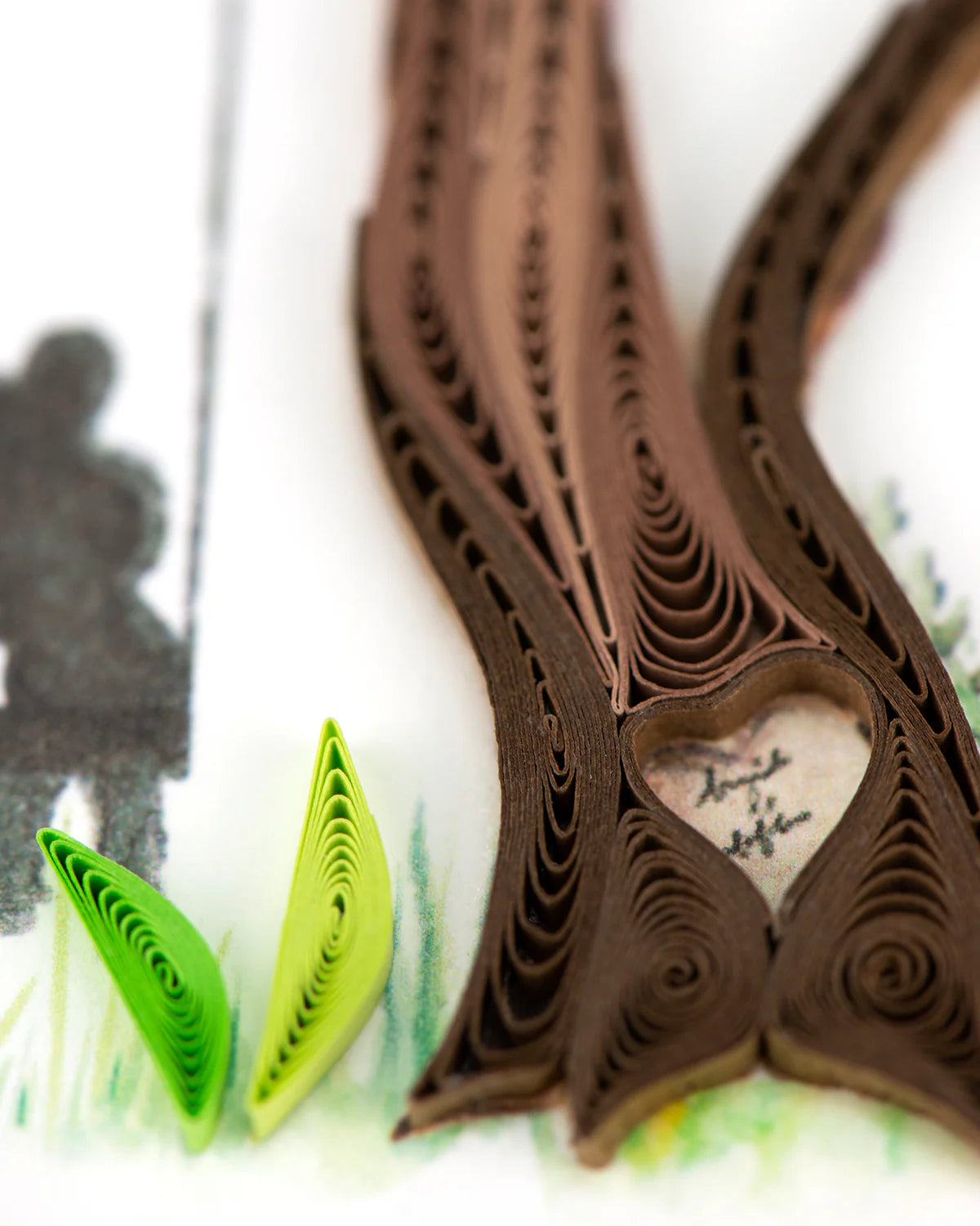 Quilled Blossoming Love Card