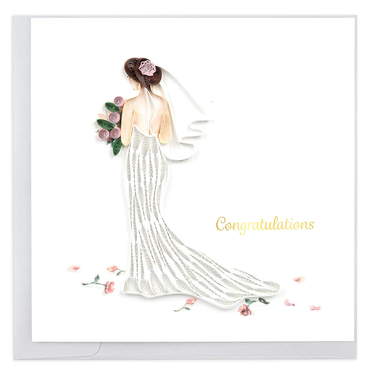 Quilled Bride-to-Be Card