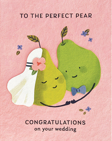 Perfect Pear Wedding Card