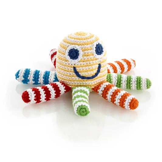 Crochet Octopus Rattle