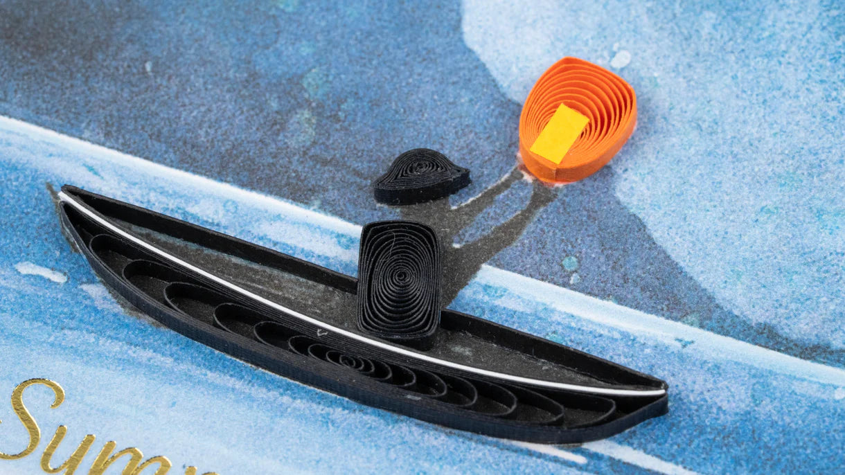 Quilled Sympathy Lanterns Card