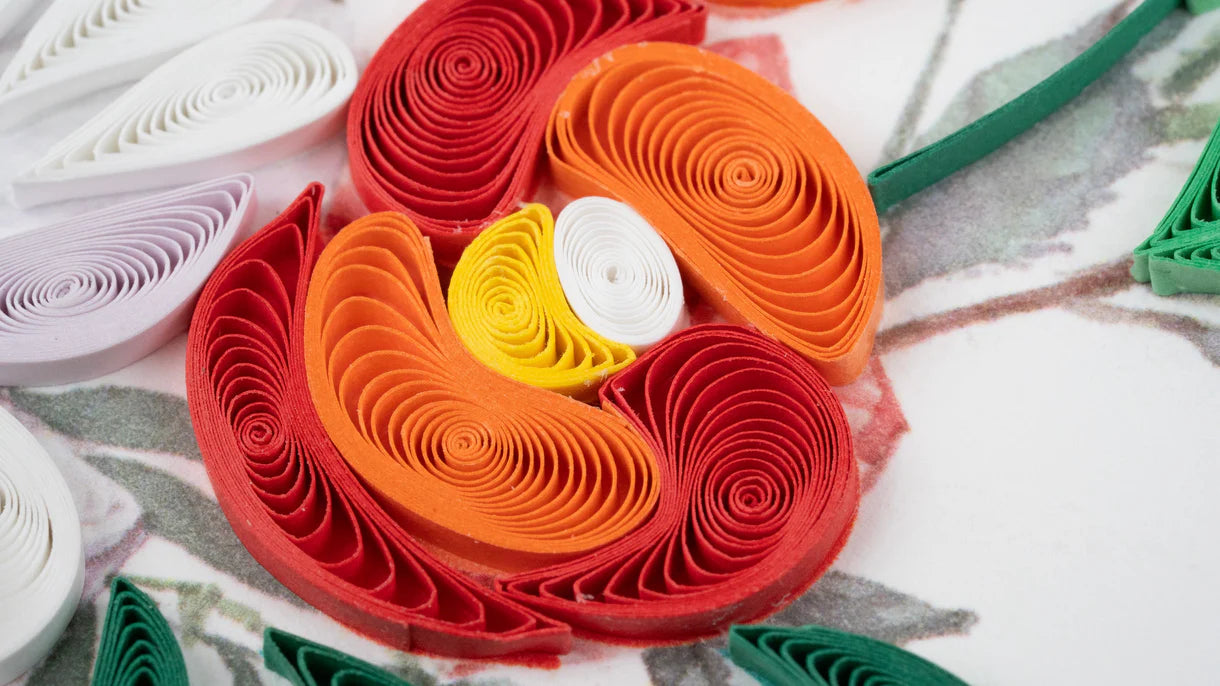 Quilled Thinking of You Floral Card