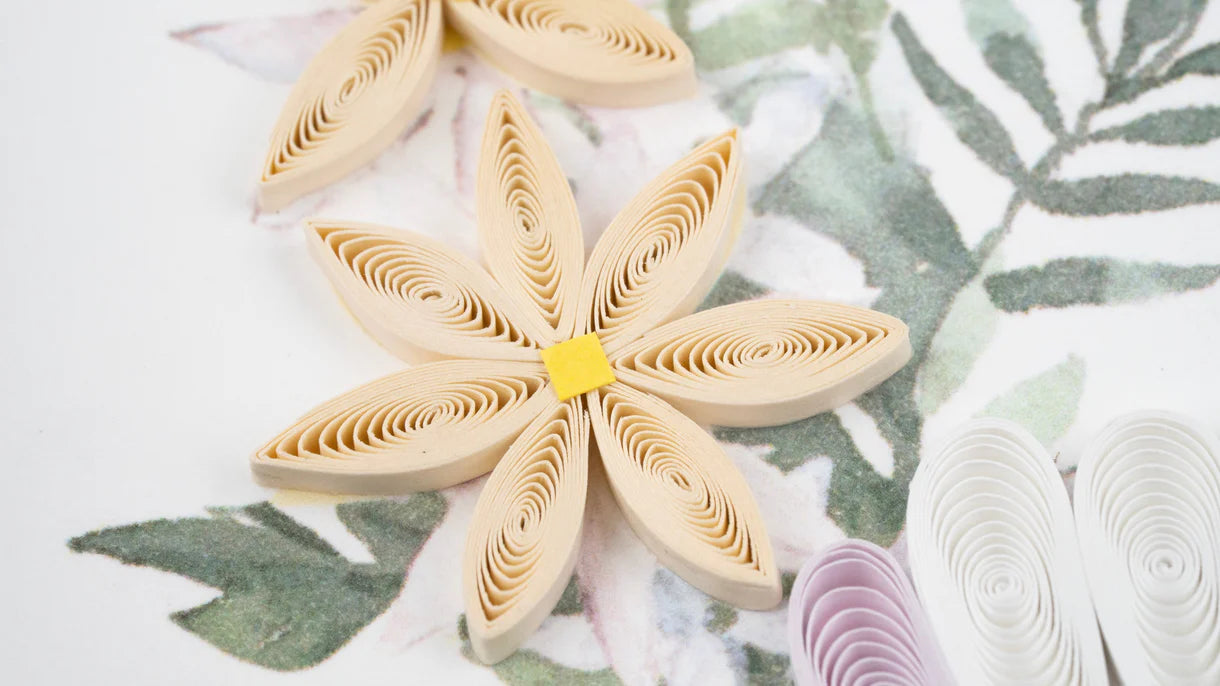 Quilled Thinking of You Floral Card