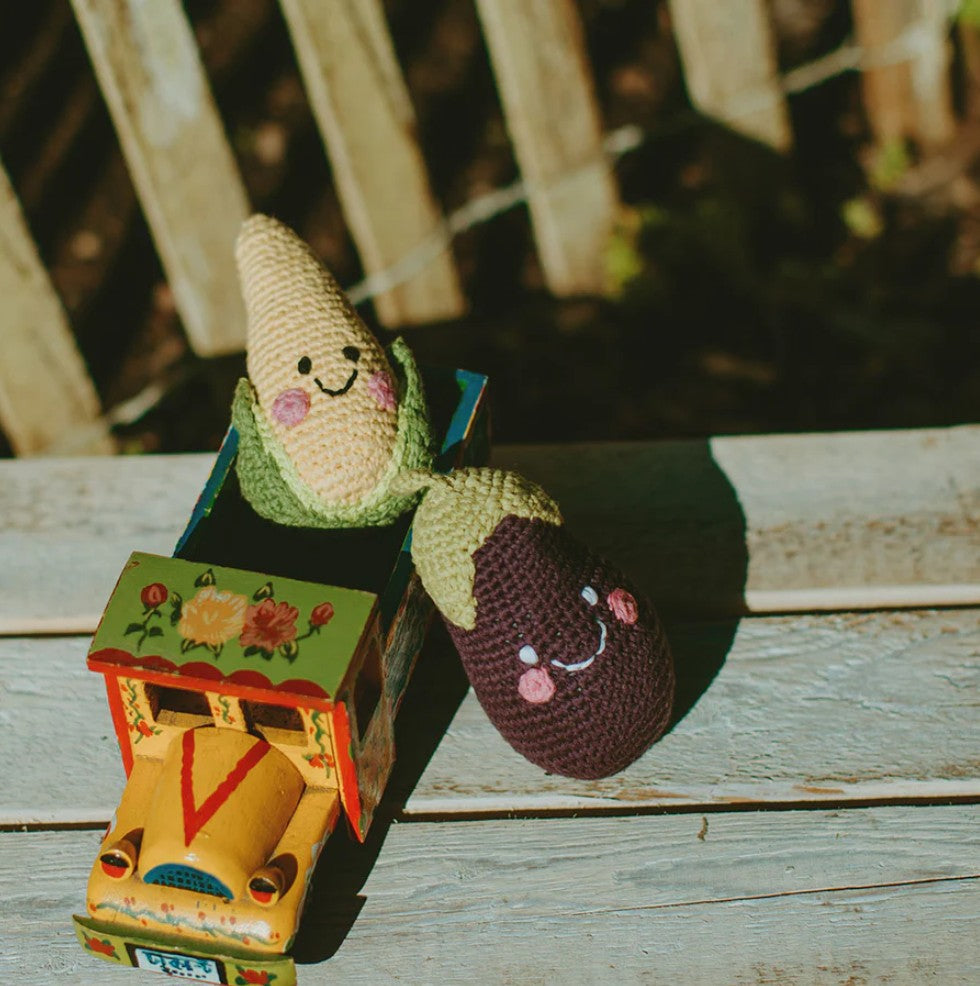 Crochet Corn Rattle